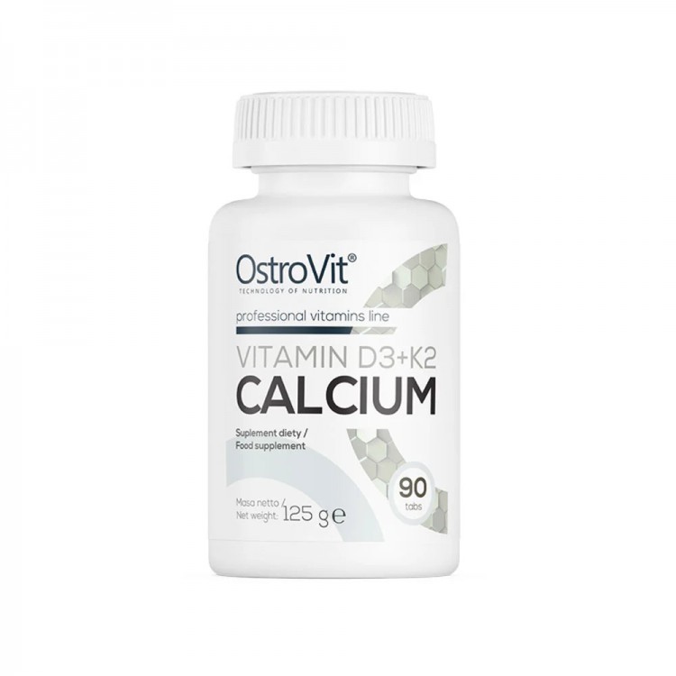 OstroVit Vitamin D3 K2 Calcium 90 viên