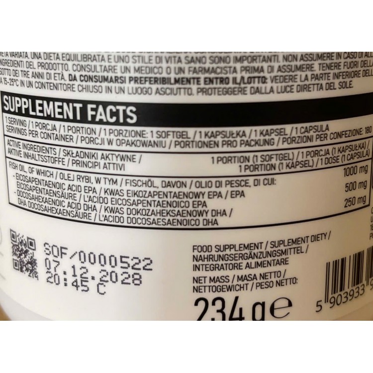 Ostrovit Omega 3 Extreme 180 viên