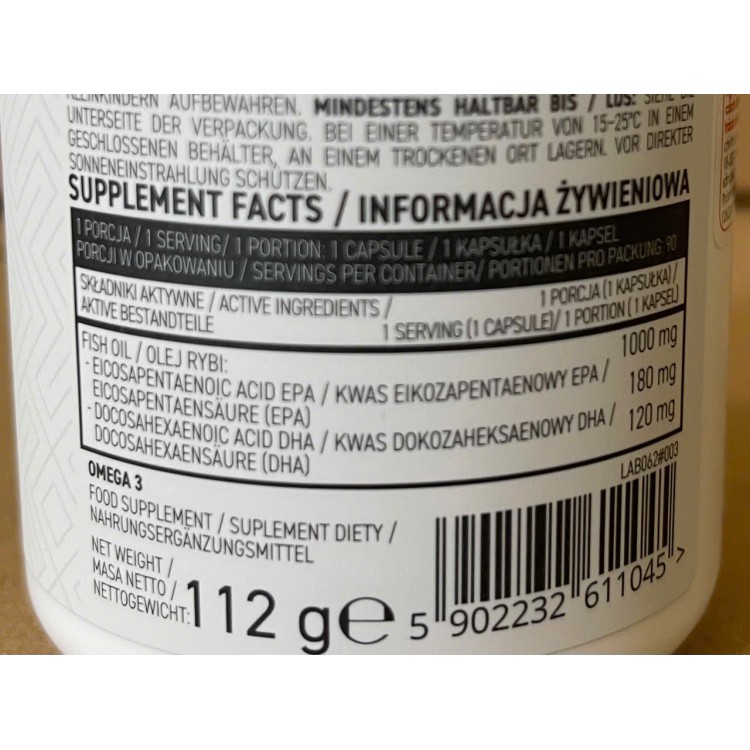 Ostrovit Omega 3 (90 viên)