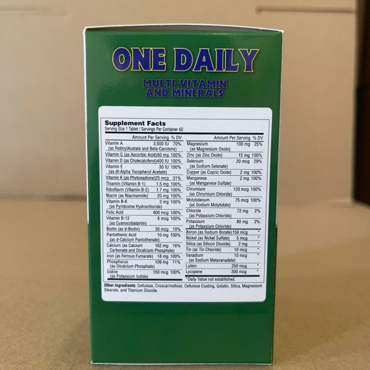 Pharmekal One Daily Multivitamin (60 viên)Pharmekal One Daily Multivitamin (60 viên)