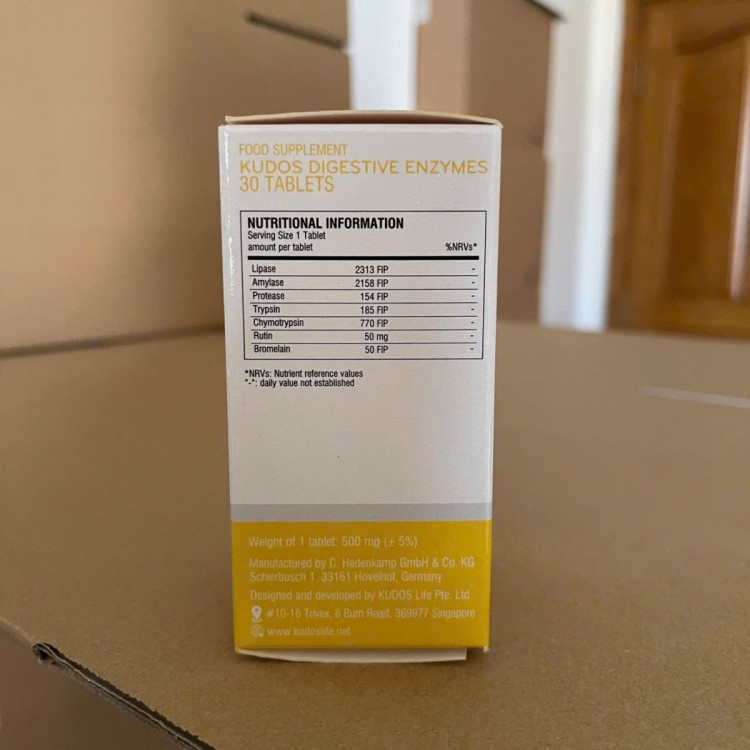 Kudos Digestive Enzymes (Hộp 30 viên)