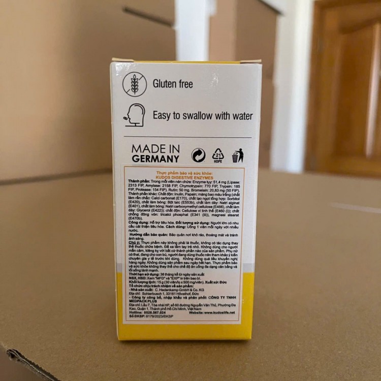 Kudos Digestive Enzymes (Hộp 30 viên)