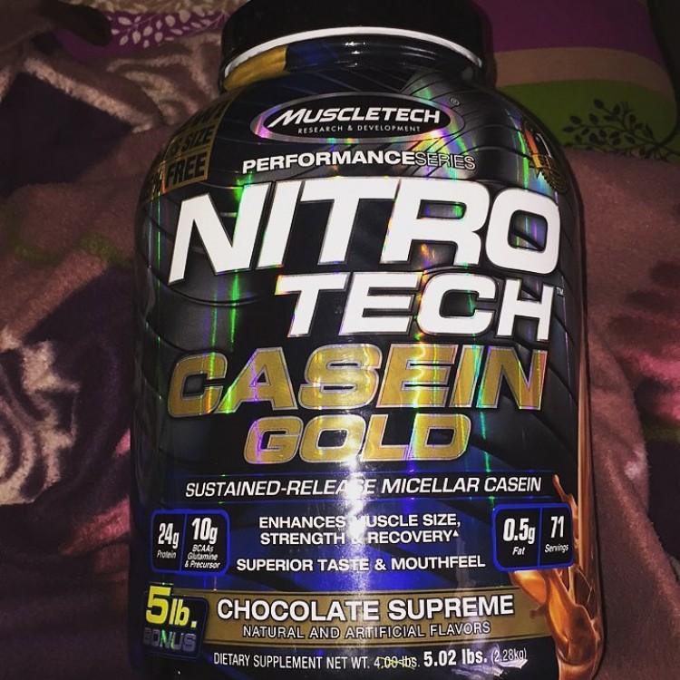 Nitro Tech 100% Casein Gold (5lbs)