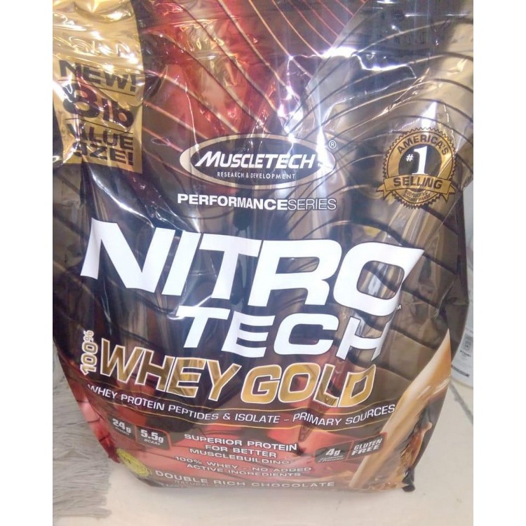 Nitro-Tech 100% Whey Gold (8lbs)