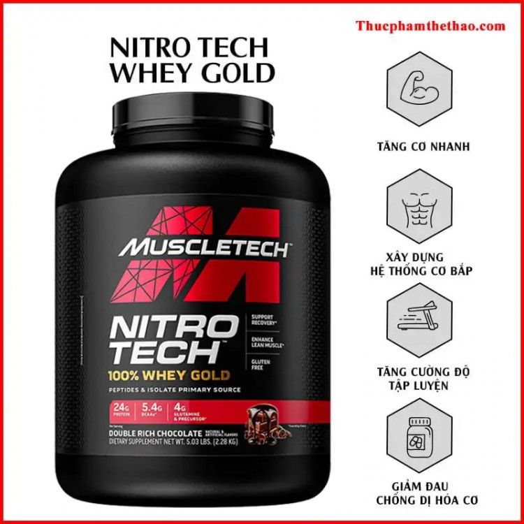 NITRO-TECH 100% WHEY GOLD (5lbs)